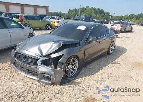 2015 Infiniti Q50 Premium/Sport из США, поврежденный, VIN JN1BV7AP0FM348433